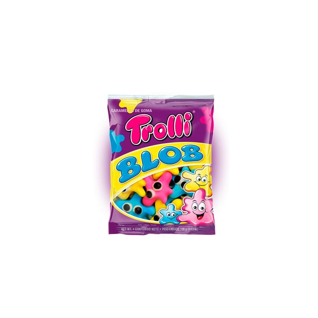 Мармелад TROLLI BLOB Кляксы БЕЗ ГЛЮТЕНА 100г, изображение 2