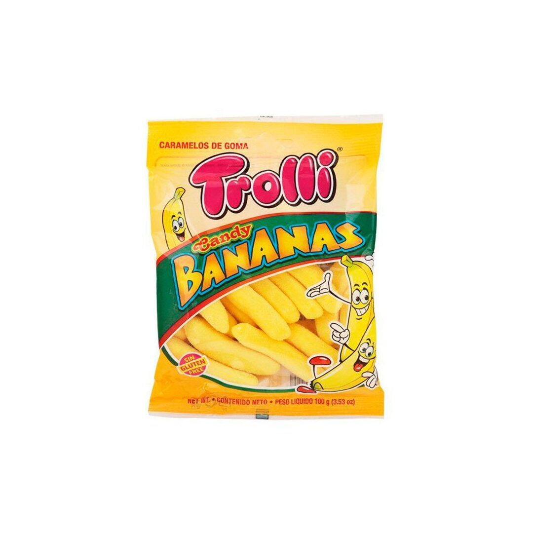 Мармелад TROLLI CANDY BANANAS Бананы БЕЗ ГЛЮТЕНА 100г