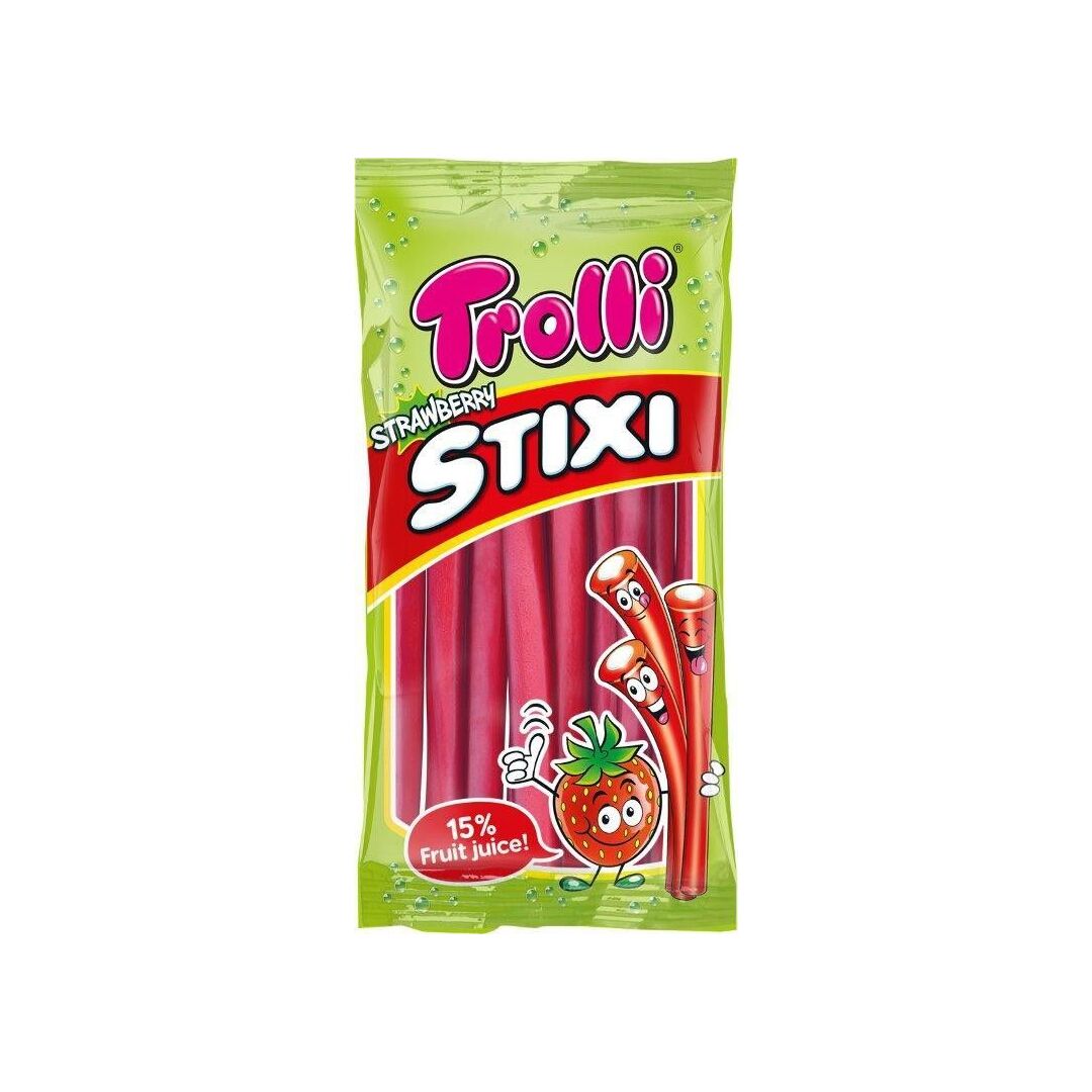 Мармелад TROLLI STIXI STRAWBERRY Клубника 85г