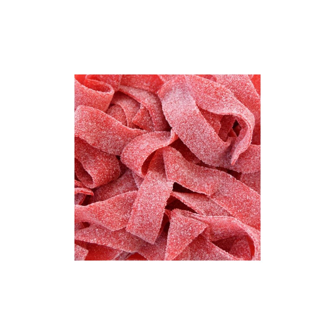 Мармелад TROLLI SOUR STRIPS STRAWBERRY кислые полоски со вкусом клубники 85г, изображение 2