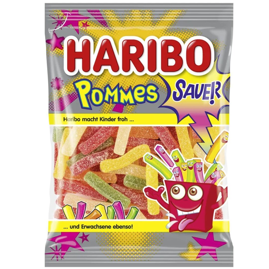 Мармелад HARIBO POMMES SAUER Кислый картофель фри 175г