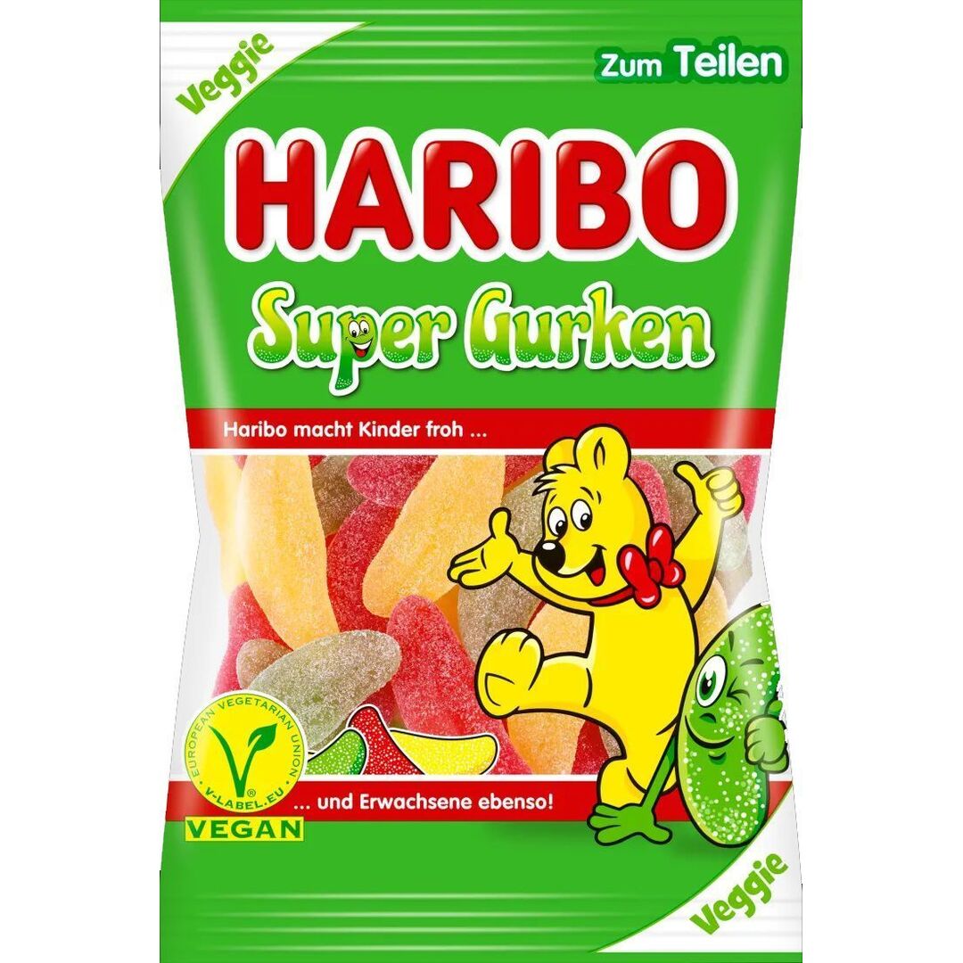 Мармелад HARIBO SUPER GURKEN Супер Огурцы 175г