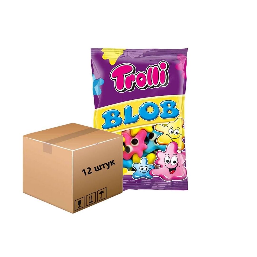 Мармелад TROLLI BLOB Кляксы БЕЗ ГЛЮТЕНА 100г*12штук