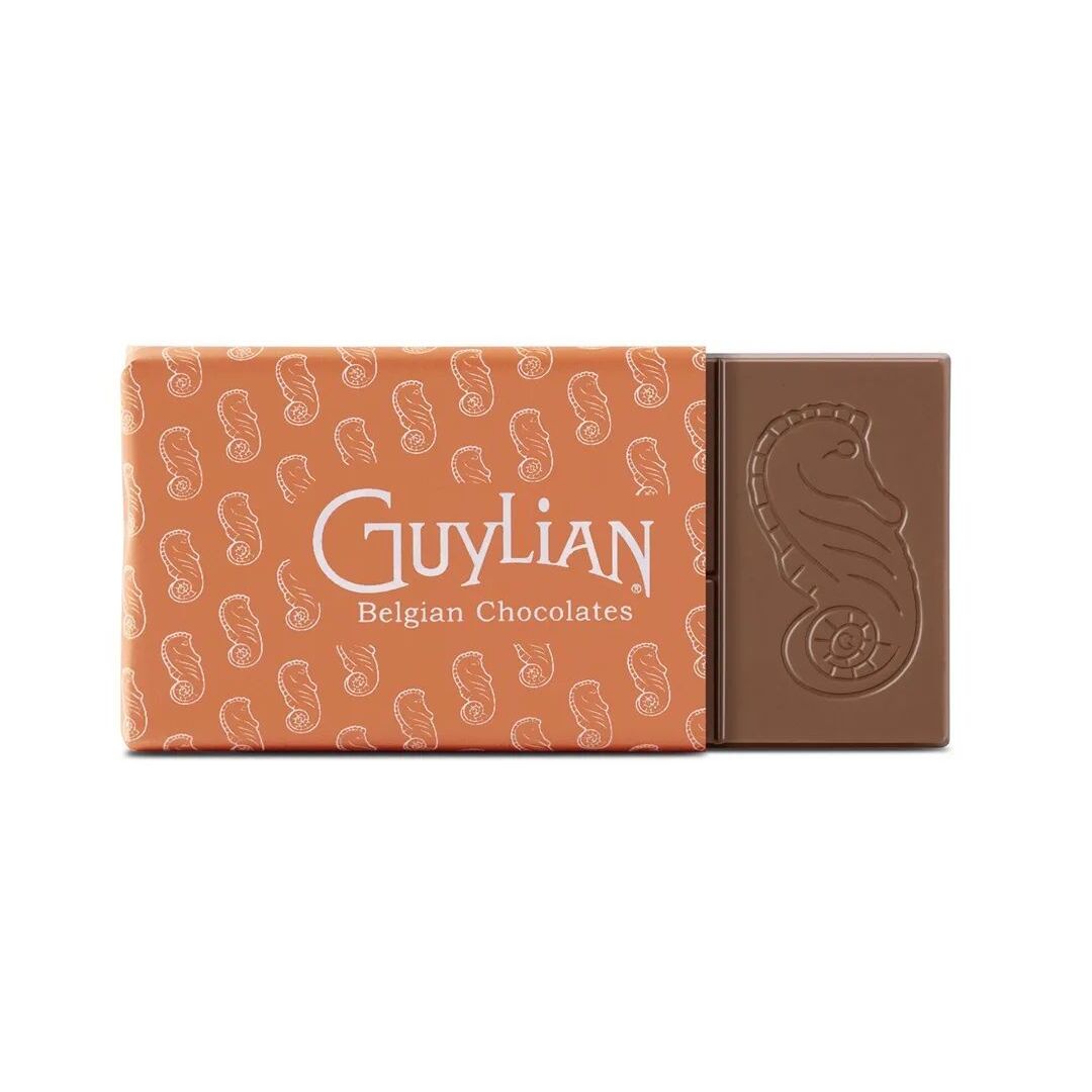 Шоколад GUYLIAN SALTED CARAMEL молочный с соленой карамелью 100г*3штуки, изображение 4