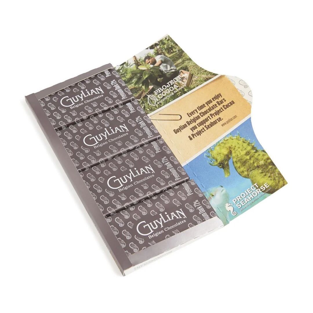 Шоколад GUYLIAN PREMIUM DARK горький 72% 100г*3штуки, изображение 2