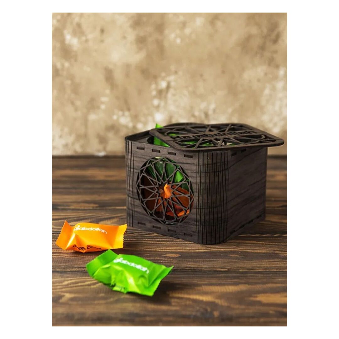 Конфеты HAJABDOLLAH из пишмание "Фруктовый ларец" ассорти со вкусами апельсина и дыни во фруктовой глазури 200г, изображение 2