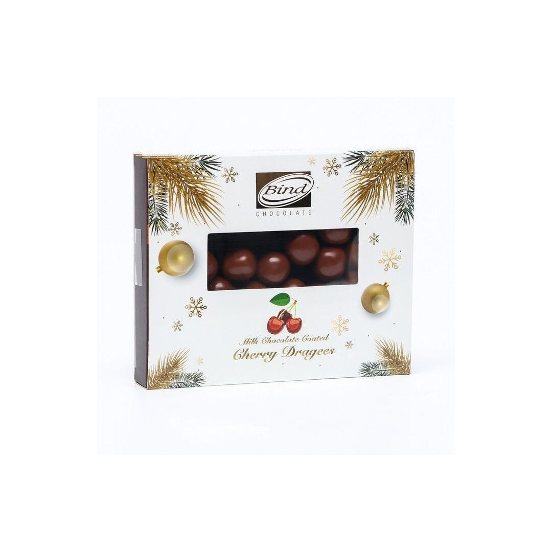 Драже BIND "Вишня в шоколаде" (молочный шоколад) 100г*2штуки, изображение 3