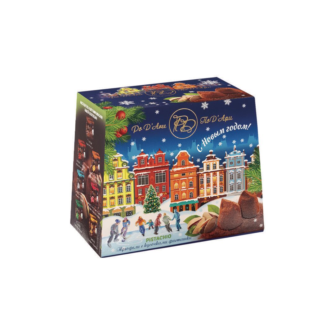 Трюфель MATHEZ с кусочками Фисташки 160г, изображение 2