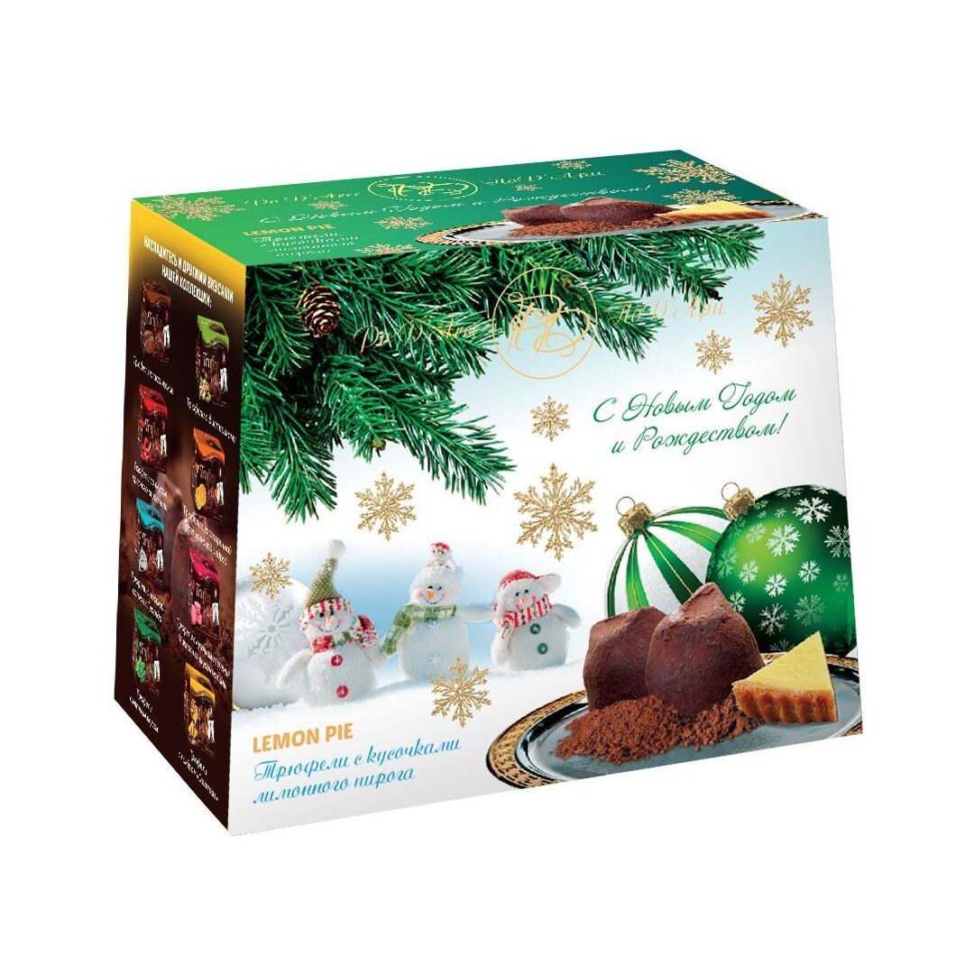 Трюфель MATHEZ c кусочками пирога и лимоном 160г, изображение 2