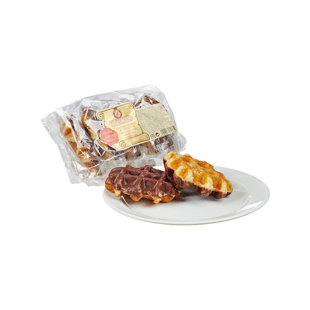 Гофры FLARONIS Льежские в шоколаде 300г