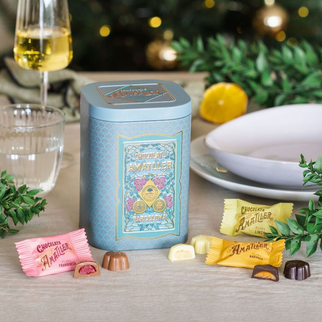Конфеты AMATLLER Ассорти конфет из горького шоколада с фруктовыми начинками БЕЗ ГЛЮТЕНА 108г, изображение 2