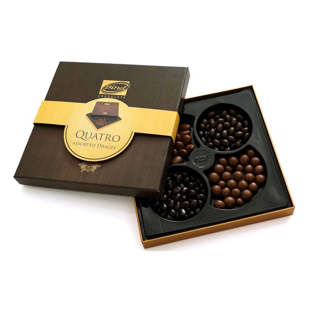 Драже BIND шоколадное ассорти "Кватро" 360г, изображение 2