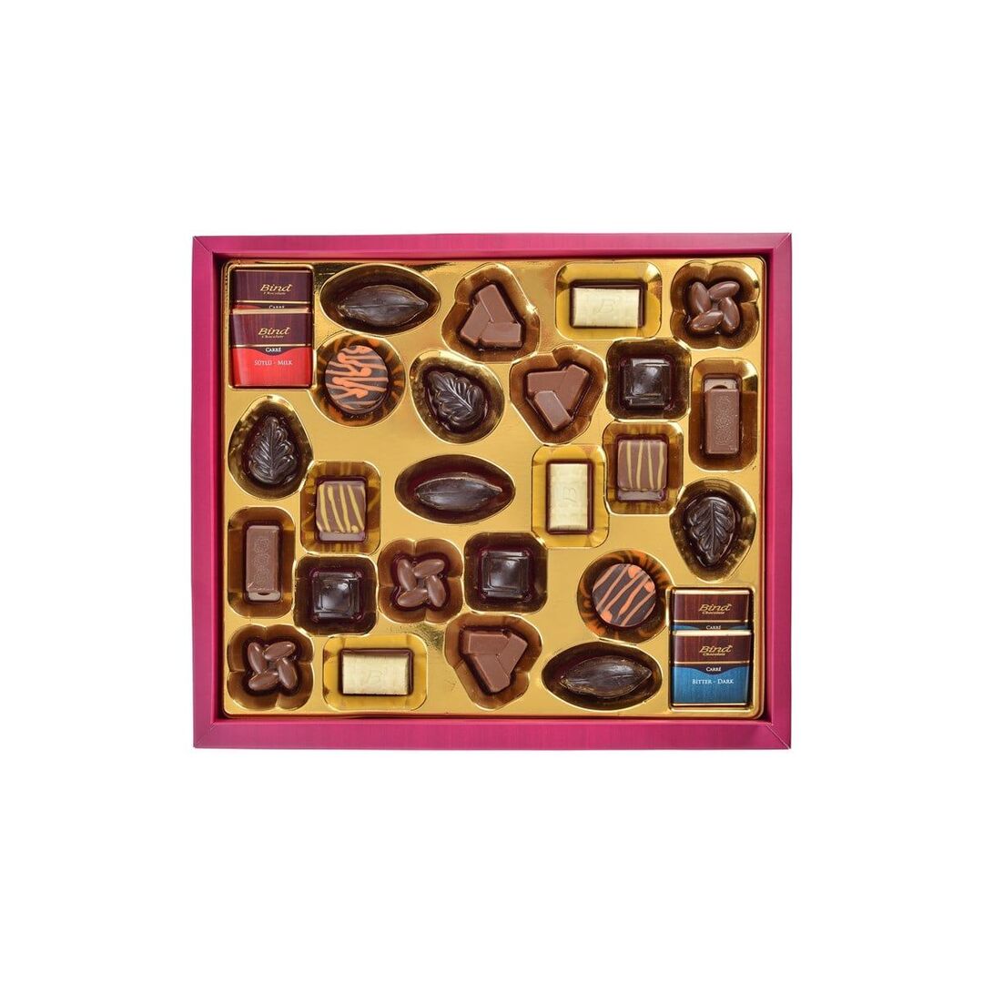 Конфеты BIND Ассорти "Эксклюзив" в подарочных упаковках(розовая) 320г, изображение 4