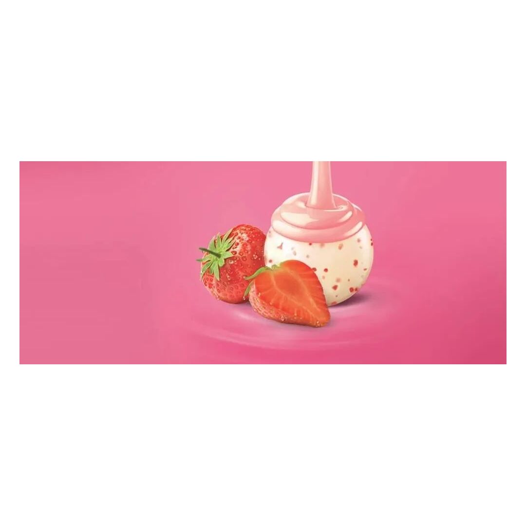 Конфеты LINDT LINDOR Strawberries & Cream Клубника-Крем 200г, изображение 2