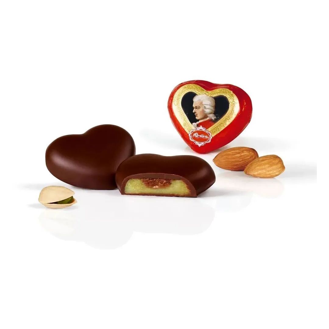 Конфеты REBER Шоколадные сердечки-мини 80г, изображение 2