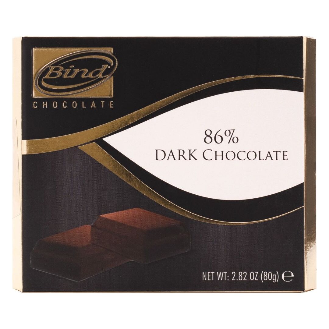 Шоколад BIND Горький 86% 80г