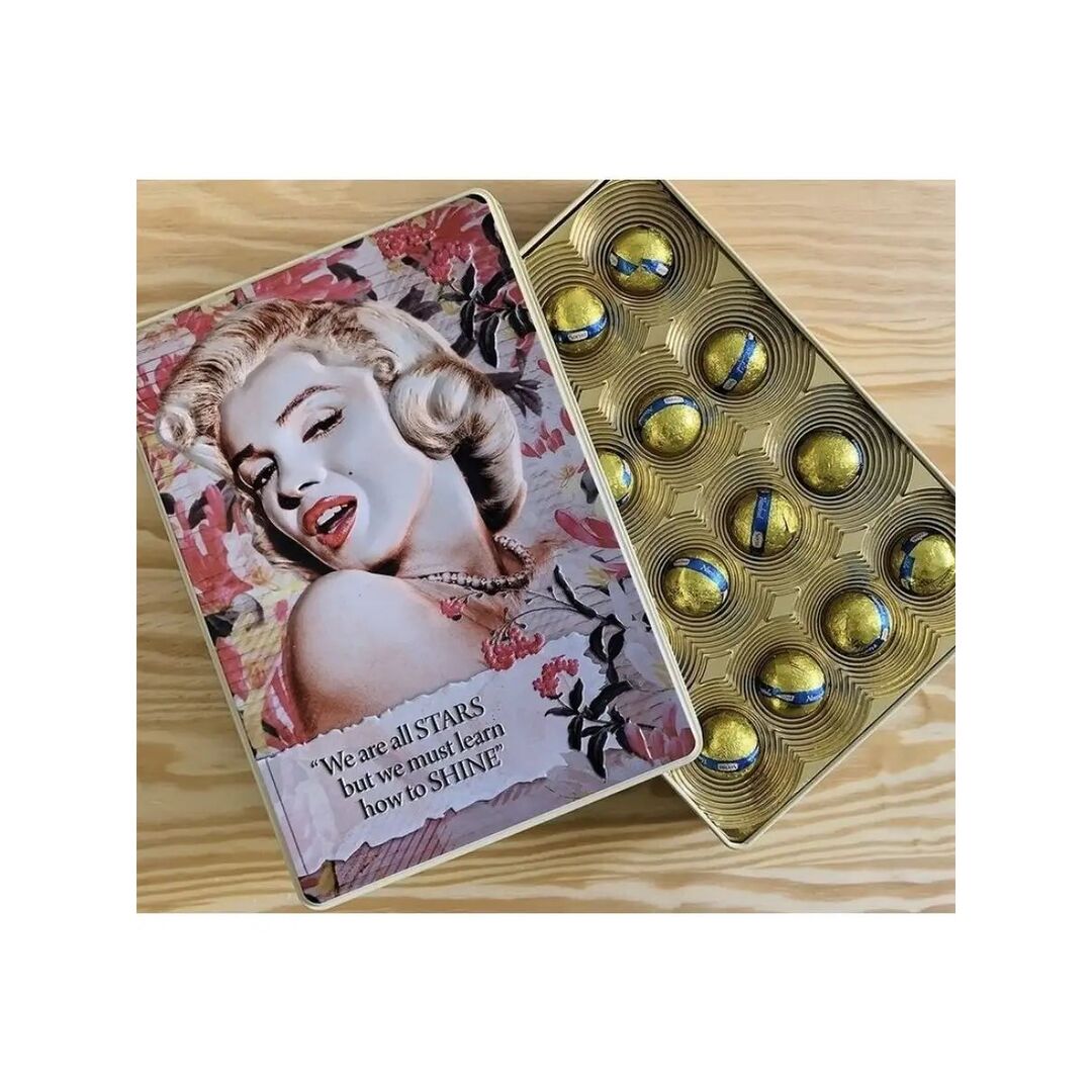 Конфеты SORINI "Мэрилин Монро" с начинкой из орехового крема и злаков 188г, изображение 2