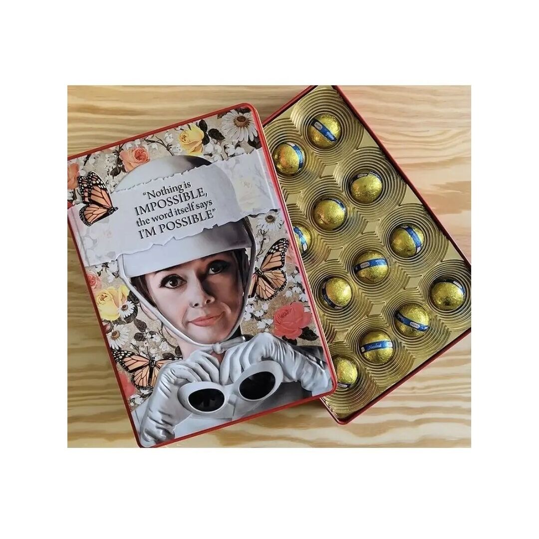 Конфеты SORINI "Одри Хёпберн" с начинкой из орехового крема и злаков 188г, изображение 2