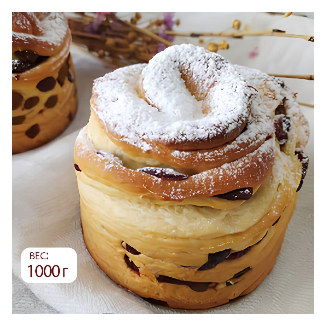 Краффин с изюмом  1000г, Iris Delicia