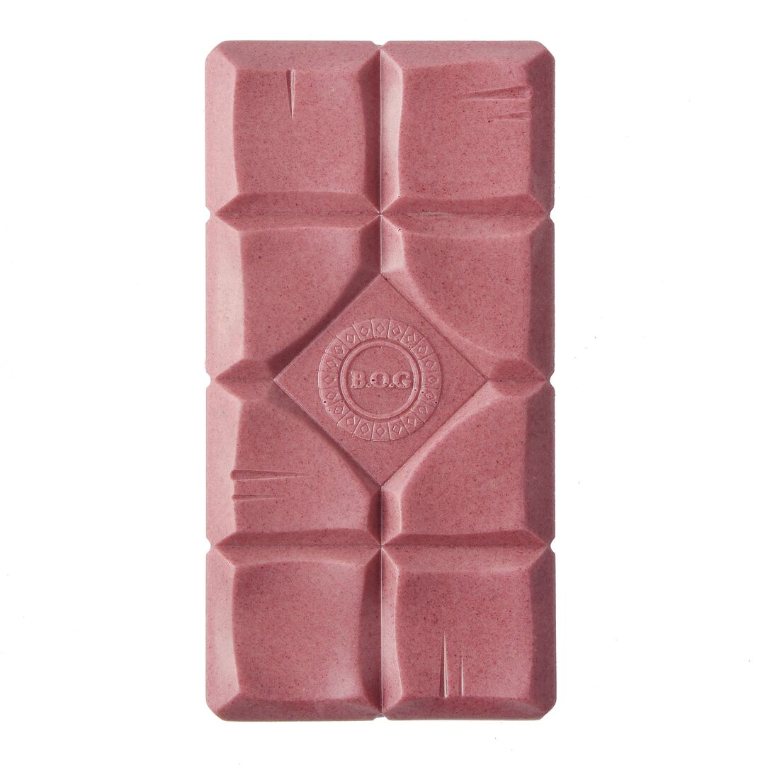 Шоколад набор (белый, малиновый) B.O.G в подарочной коробке, ручной работы, крафтовый, 240 гр. B.O.G, изображение 3