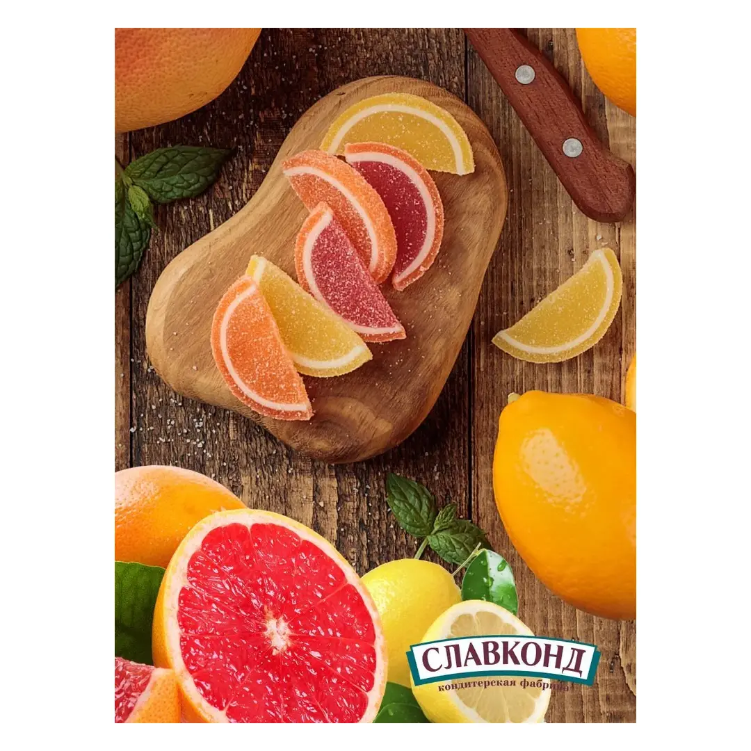 Люби Лето, Мармелад апельсин - грейпфрут - лимон, 500 г, изображение 2