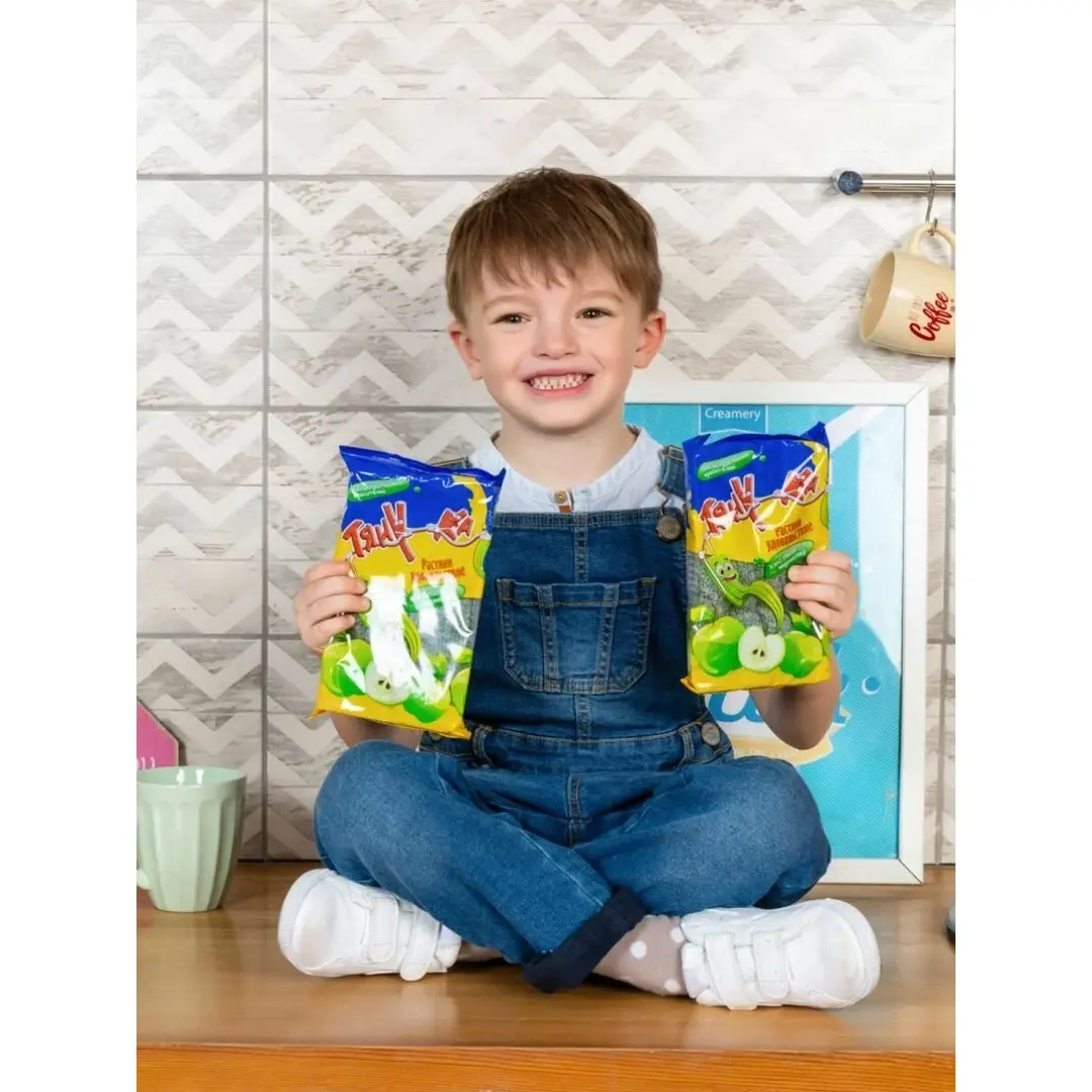 Тяну-ка Жевательный мармелад яблоко, лента, полоски, 200 г, изображение 4