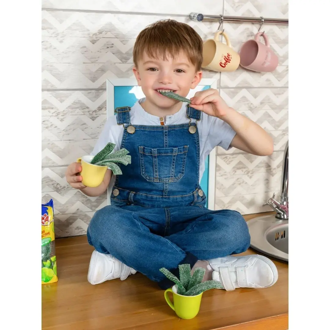 Тяну-ка Жевательный мармелад яблоко, лента, полоски, 200 г, изображение 2