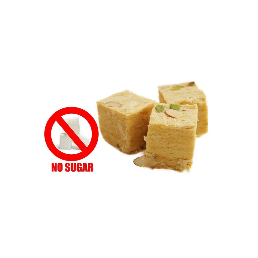 Соан Папди Без сахара Воздушные индийские сладости/халва 250, изображение 3