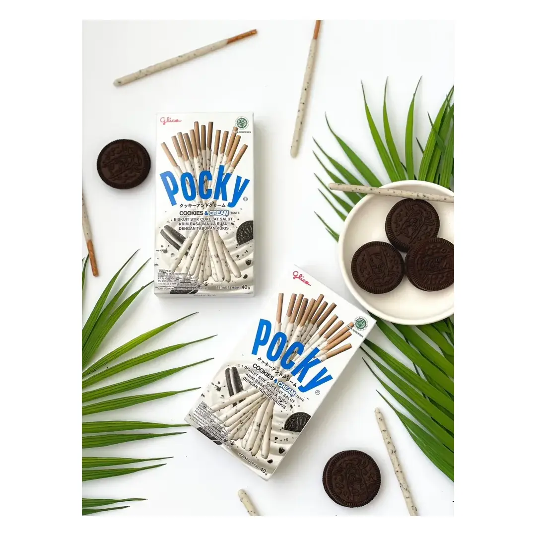 Печенье Pocky Сладкие Палочки 42гр по 2шт Со Вкусом Орео / Печенье Поки Таиланд