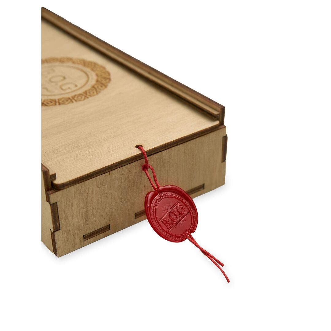 Шоколад набор (белый+молочный) B.O.G в подарочной коробке, ручной работы, крафтовый, 240 гр.  B.O.G, изображение 5