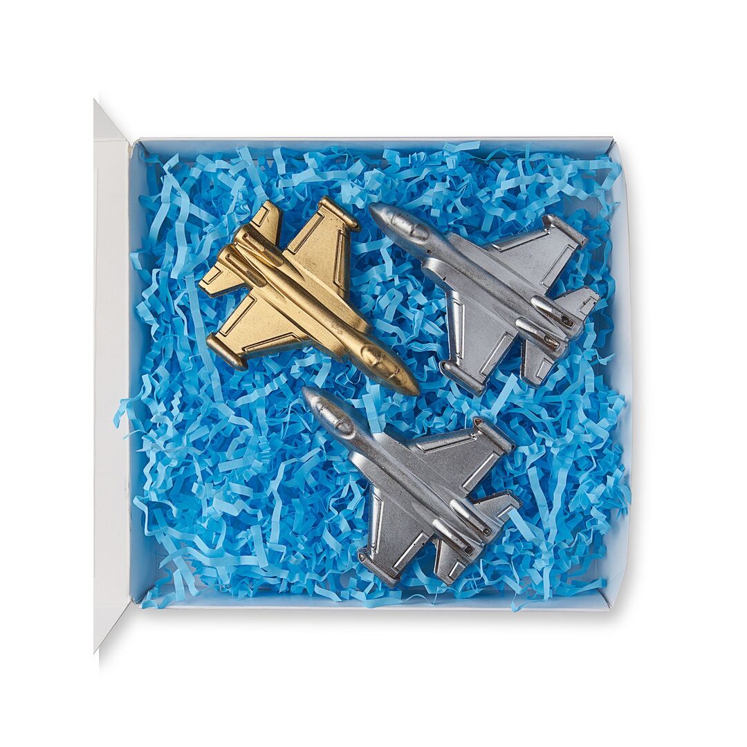 Шоколад подарочный набор "Самолеты Истребители", молочный бельгийский, ручной работы - сладкий подарок на день рождения B.O.G, изображение 5