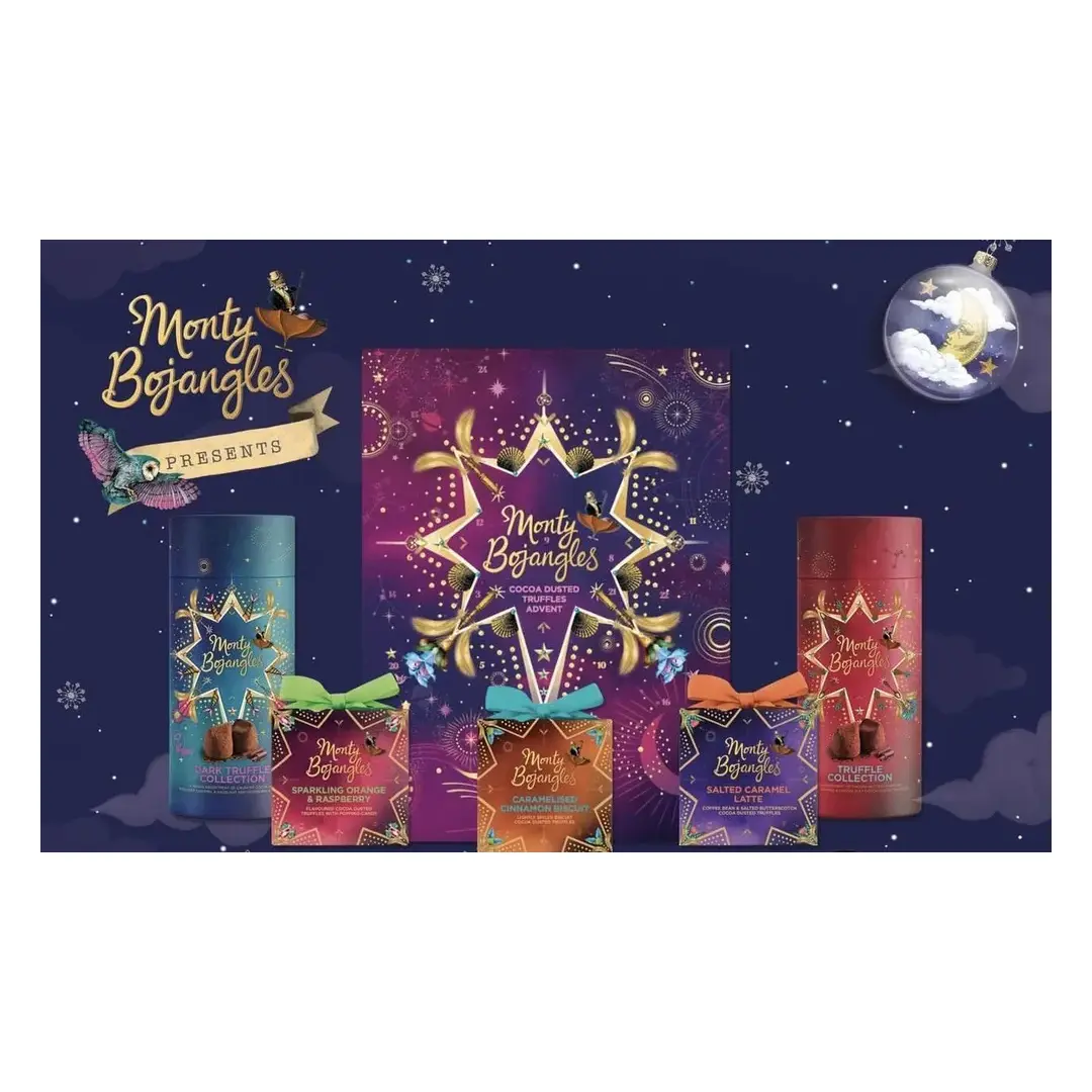 Ассорти шоколадных конфет Monty Bojangles в упаковке Адвент календарь 235 г, Великобритания, изображение 2