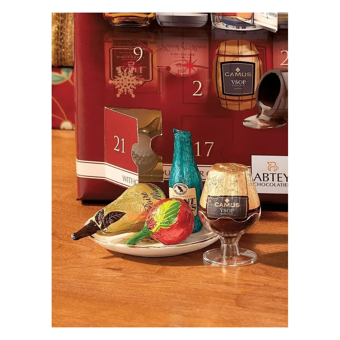 Адвент календарь шоколадных конфет Abtey 290 г, Франция, изображение 2