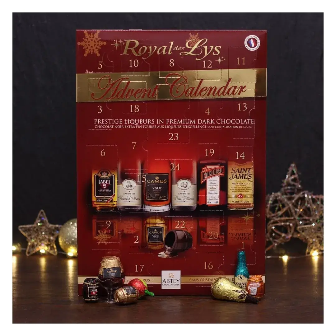 Адвент календарь шоколадных конфет Abtey 290 г, Франция, изображение 4