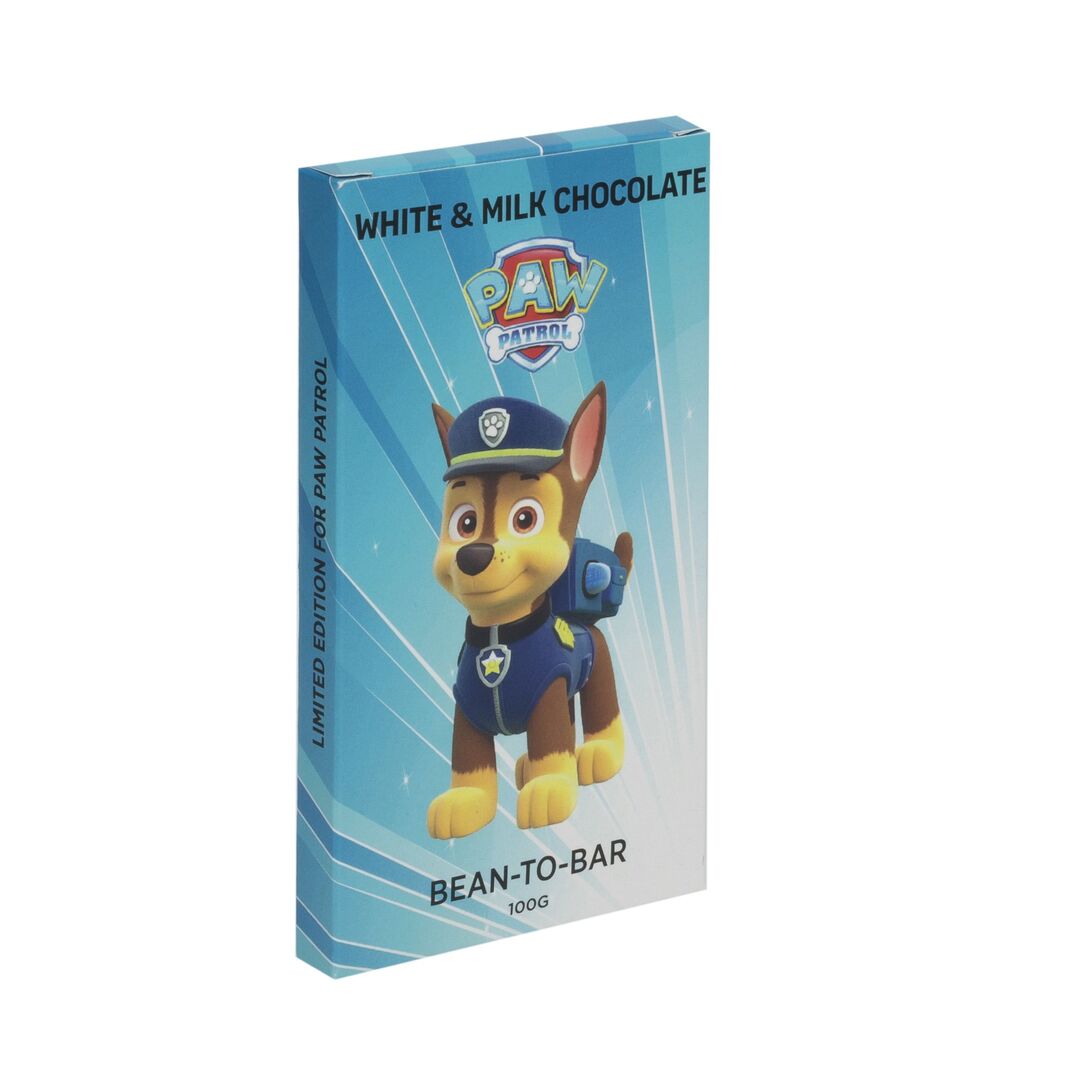 Набор детского бельгийского шоколада (белый + молочный) Щенячий патруль: Гонщик, Зума, Рокки, ручной работы, детский, подарочный, 3х100 гр. - вкусный подарок на день рождения B.O.G, изображение 5