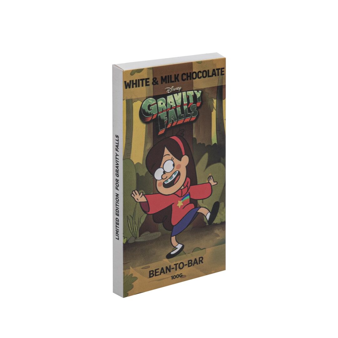 Набор детского бельгийского шоколада (белый + молочный) Гравити Фолз: Диппер, Мэйбл, Диппер и Мэйбл, ручной работы, детский, подарочный, 3х100 гр. - вкусный подарок на день рождения B.O.G, изображение 5