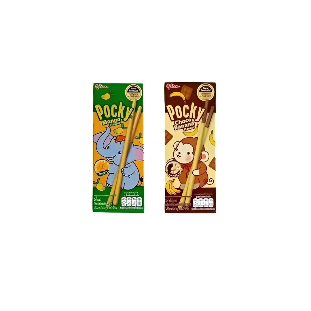 Печенье Pocky Сладкие Палочки 2шт по 25гр Набор Банан и Манго