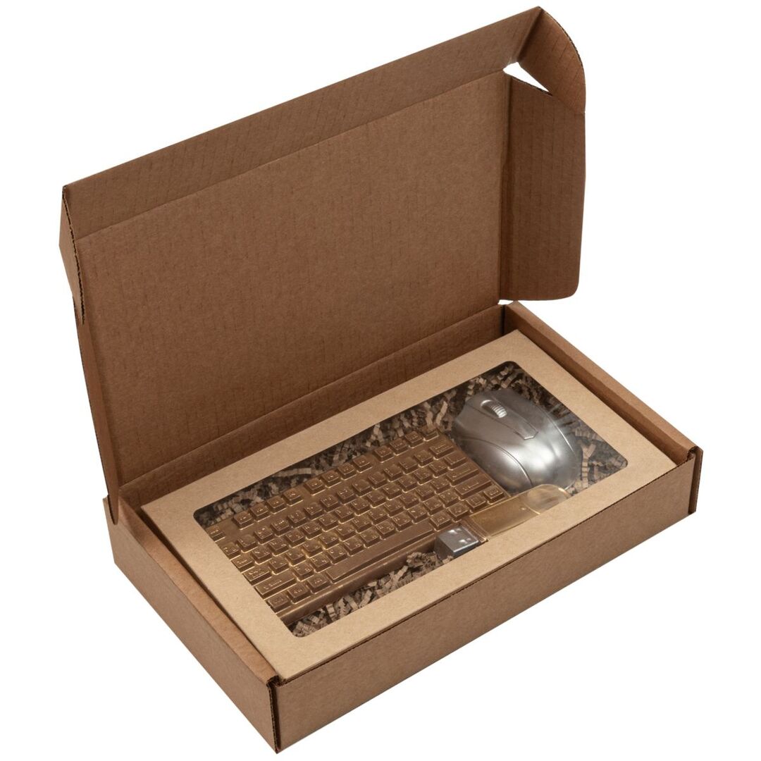 Шоколад подарочный набор "Айтишника", из молочного бельгийского шоколада, ручной работы, 228 гр.  B.O.G, изображение 3