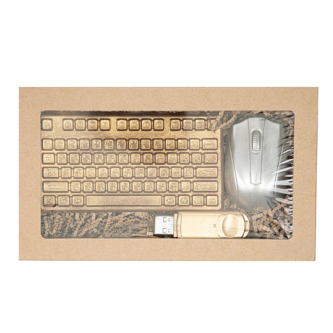 Шоколад подарочный набор "Айтишника", из молочного бельгийского шоколада, ручной работы, 228 гр.  B.O.G, изображение 2