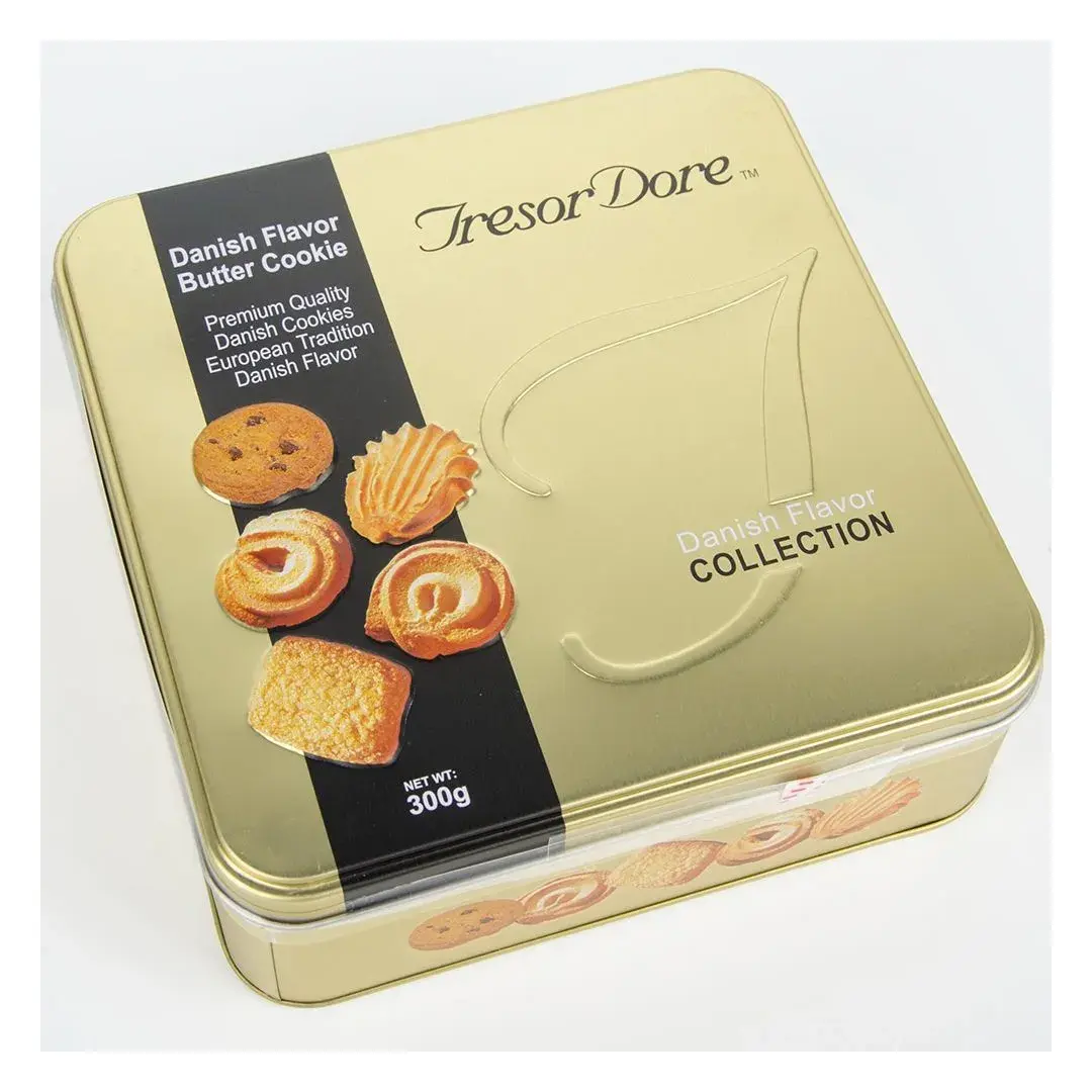 Печенье Tresor Dore Ассорти Датское (Золотая) 300 г, изображение 2