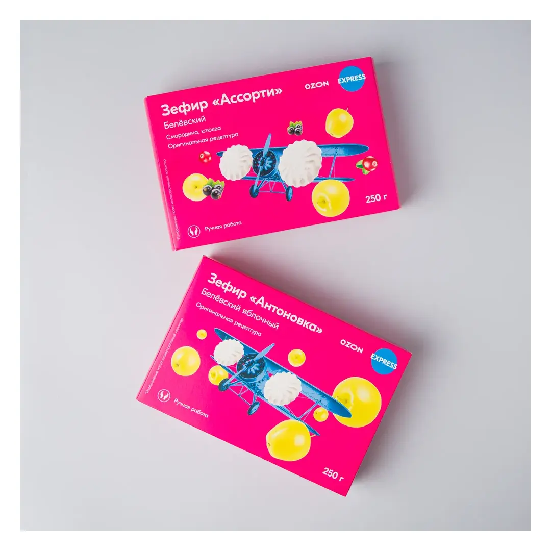 Белёвский зефир "Ассорти" Ozon fresh, 250 г, изображение 3