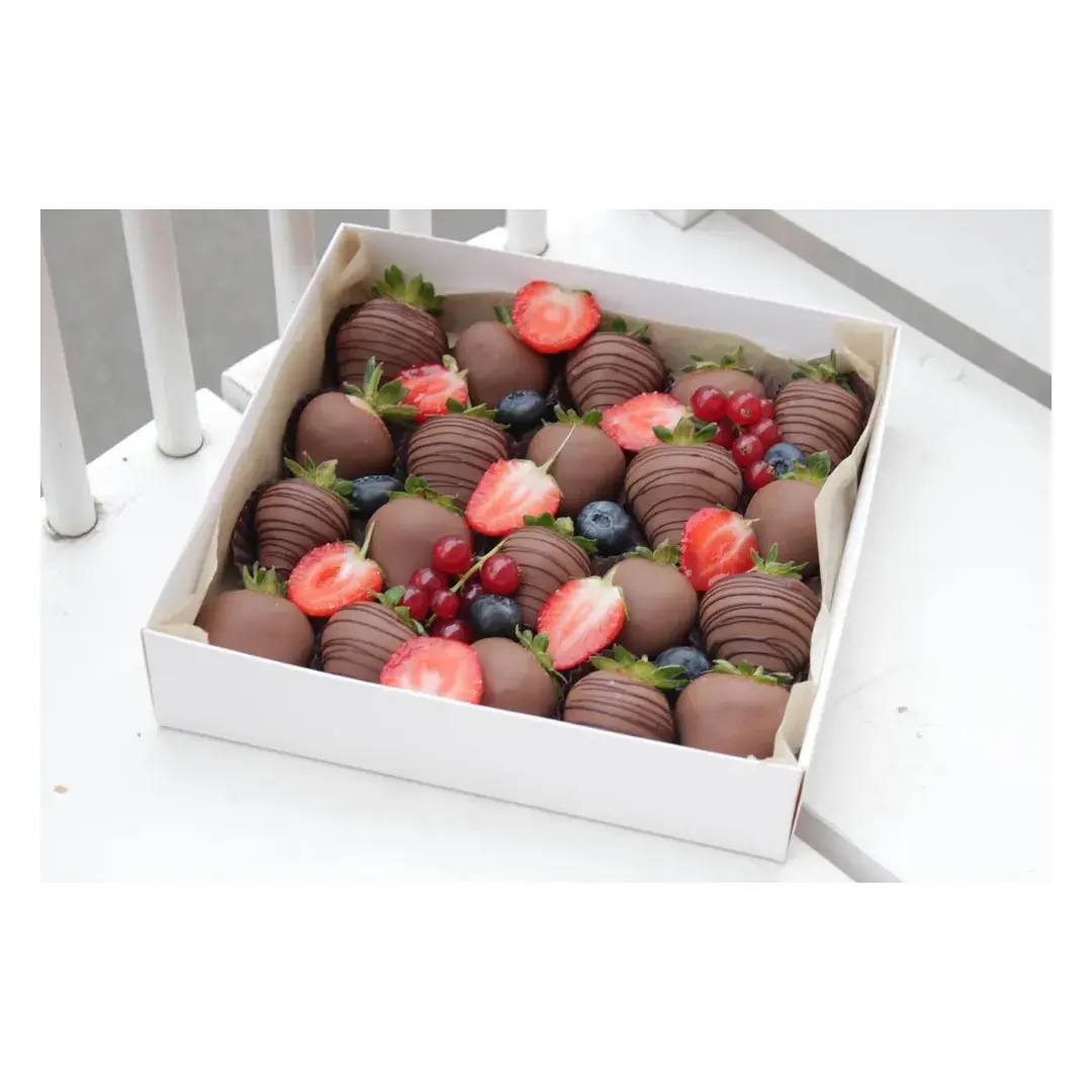 Клубника в шоколаде/ подарочный набор / сладкий подарок /, изображение 2
