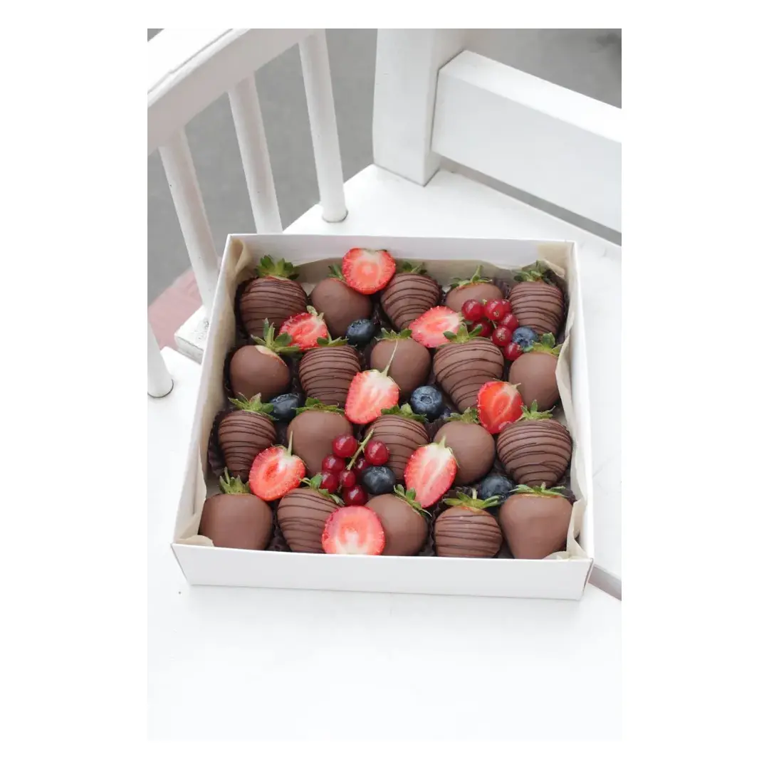 Клубника в шоколаде/ подарочный набор / сладкий подарок /, изображение 5