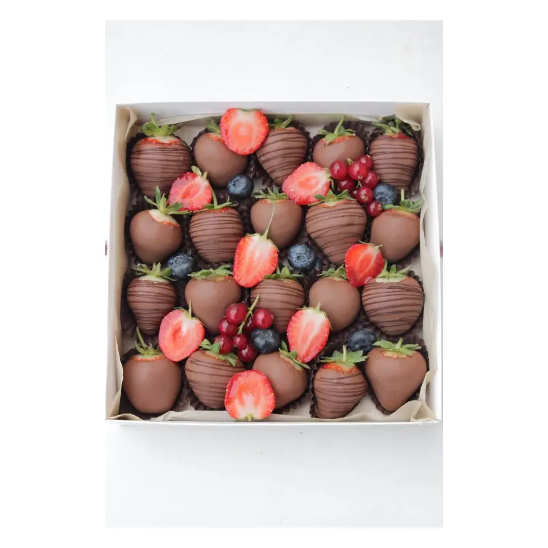 Клубника в шоколаде/ подарочный набор / сладкий подарок /, изображение 3