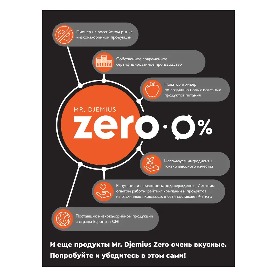 Джем Mr.Djemius ZERO Абрикос, низкокалорийный, без сахара, 270 г, изображение 3