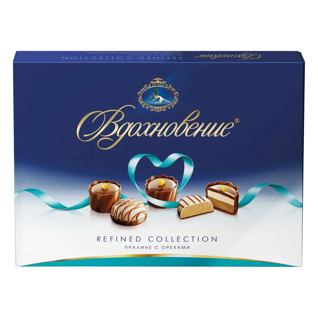 Конфеты Красный Октябрь "Вдохновение. Пралине с орехом", 170 г, изображение 2