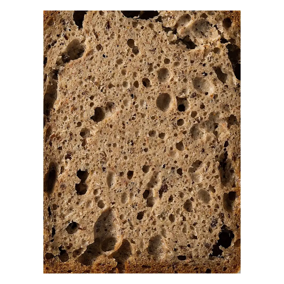 Хлеб GrechkaBread из зелёной гречки со льном, без глютена, сахара и дрожжей, vegan, 450 г, изображение 3