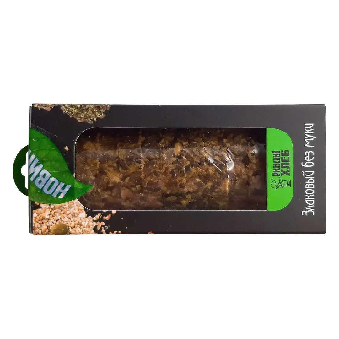 Хлеб Рижский хлеб Злаковый без муки, из смеси зерна и злаков, 250 г, изображение 2