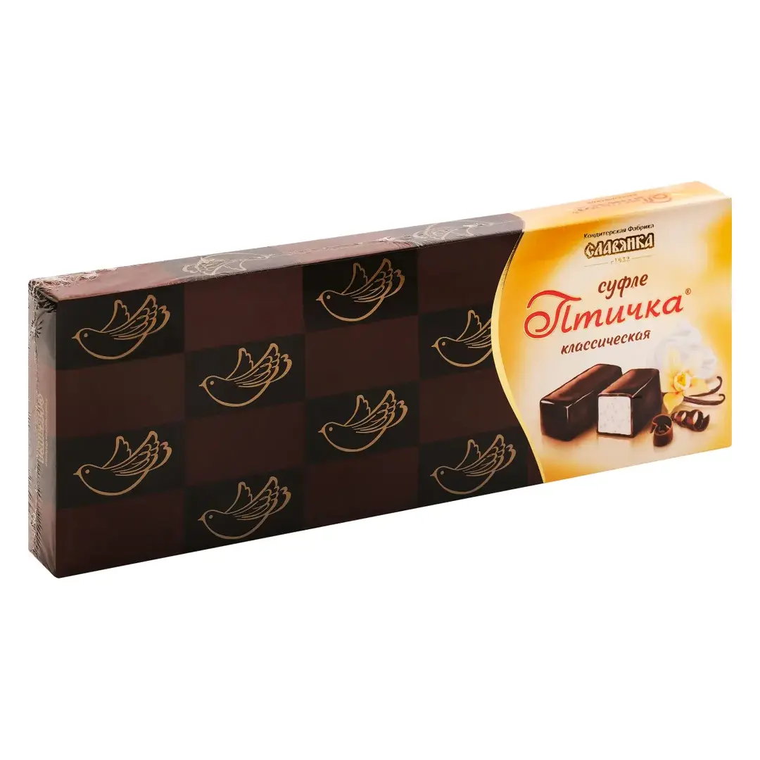 Конфеты ПТИЧКА Классическая глазированная, 236 г / Птичье молоко, изображение 2