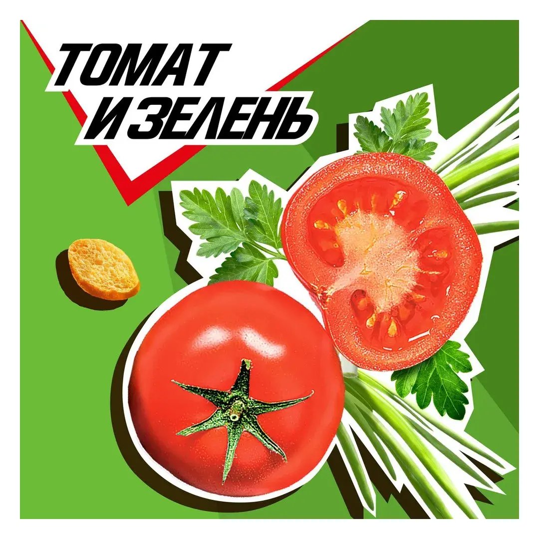 Сухарики Хрусteam Багет томат-зелень, 60 г, изображение 3